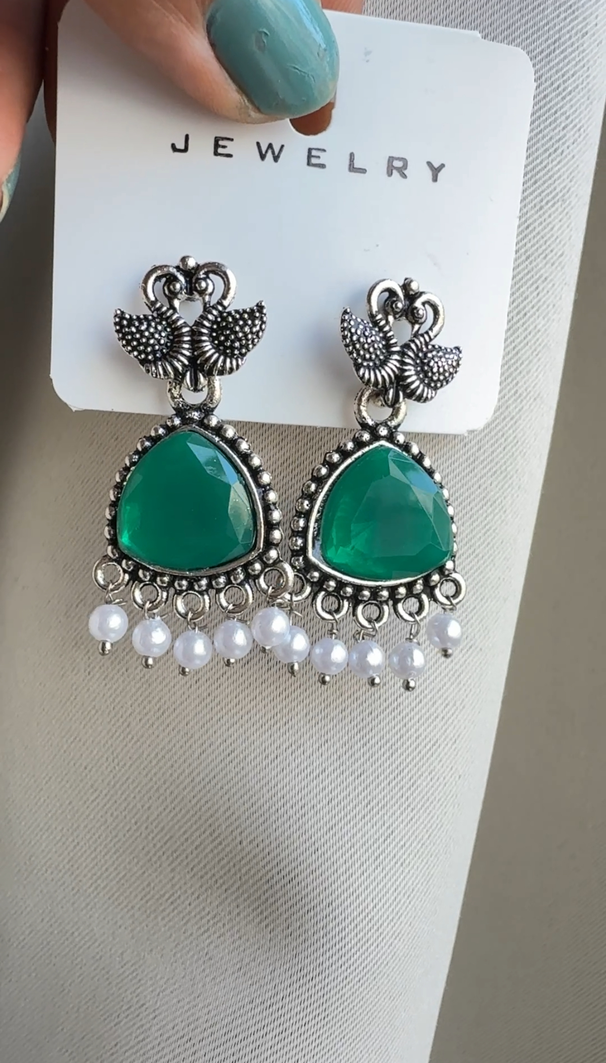 beautiful Stone Studded Earrings beautiful Stone Studded Earrings