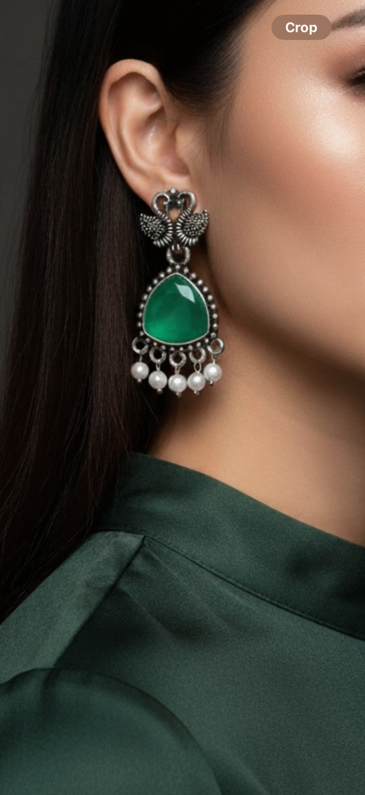 beautiful Stone Studded Earrings beautiful Stone Studded Earrings