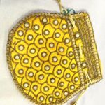 Heavy Designer Embroidered Potli Mustered